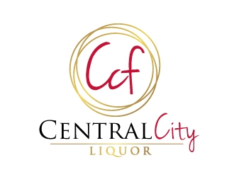 Central City Liquor  logo design by REDCROW