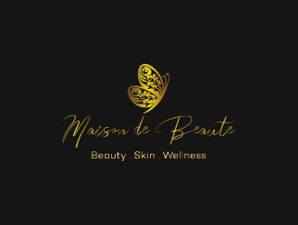 Maison de Beaute’ (Beauty . Skin . Wellness)  logo design by heba