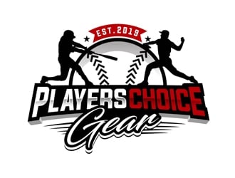 Players choice gear logo design by DreamLogoDesign