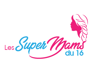 Les Super Mams du 16 logo design by AnuragYadav