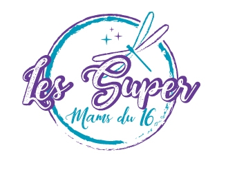 Les Super Mams du 16 logo design by ElonStark