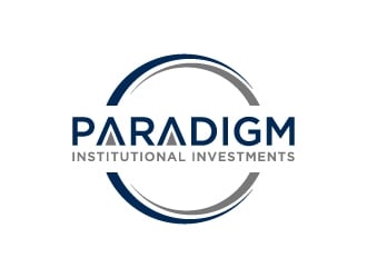 Paradigm Institutional Investments logo design by labo
