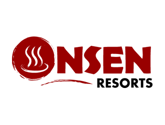 Onsen Resorts logo design by Coolwanz