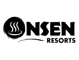 Onsen Resorts logo design by Coolwanz