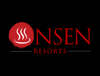 Onsen Resorts logo design by Coolwanz