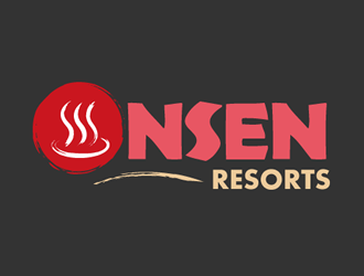 Onsen Resorts logo design by Coolwanz
