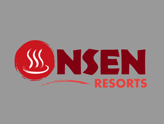Onsen Resorts logo design by Coolwanz