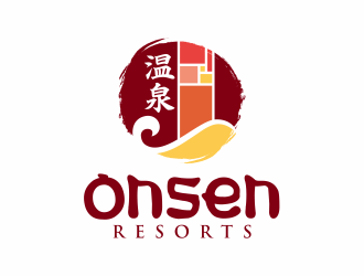 Onsen Resorts logo design by ingepro