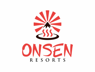 Onsen Resorts logo design by ingepro