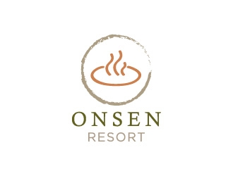 Onsen Resorts logo design by N1one
