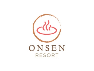 Onsen Resorts logo design by N1one