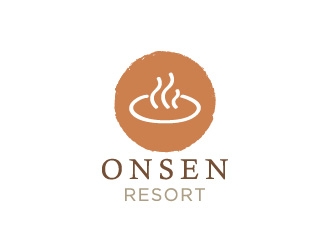 Onsen Resorts logo design by N1one