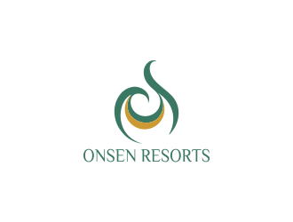 Onsen Resorts logo design by ROSHTEIN