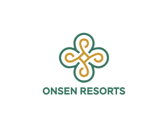 Onsen Resorts logo design by ROSHTEIN