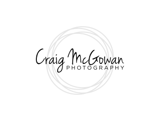 Craig McGowan Photography logo design by RIANW