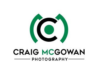 Craig McGowan Photography logo design by AisRafa