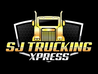 SJ Trucking Xpress logo design by frontrunner