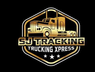 SJ Trucking Xpress logo design by NikoLai