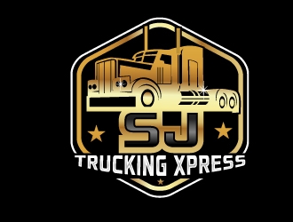 SJ Trucking Xpress logo design by NikoLai