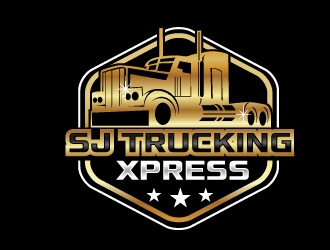 SJ Trucking Xpress logo design by NikoLai