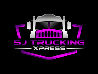 SJ Trucking Xpress logo design by hidro