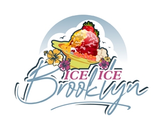 ICE ICE BROOKLYN logo design by DreamLogoDesign