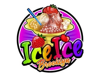 ICE ICE BROOKLYN logo design by Suvendu