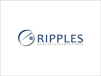 Ripples Real Estate Solutions logo design by indrabee