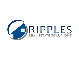 Ripples Real Estate Solutions logo design by indrabee