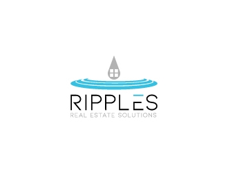 Ripples Real Estate Solutions logo design by MUSANG