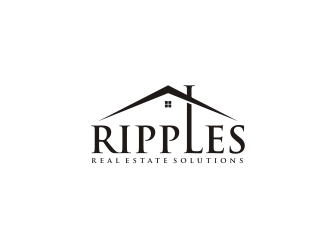 Ripples Real Estate Solutions logo design by Barkah