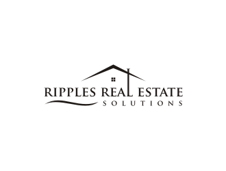 Ripples Real Estate Solutions logo design by Barkah