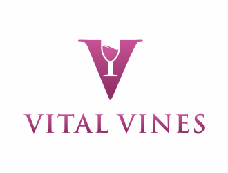 Vital Vines logo design by hidro