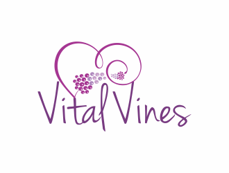 Vital Vines logo design by santrie