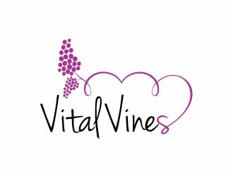 Vital Vines logo design by santrie