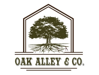 Oak Alley & Co.  logo design by Suvendu