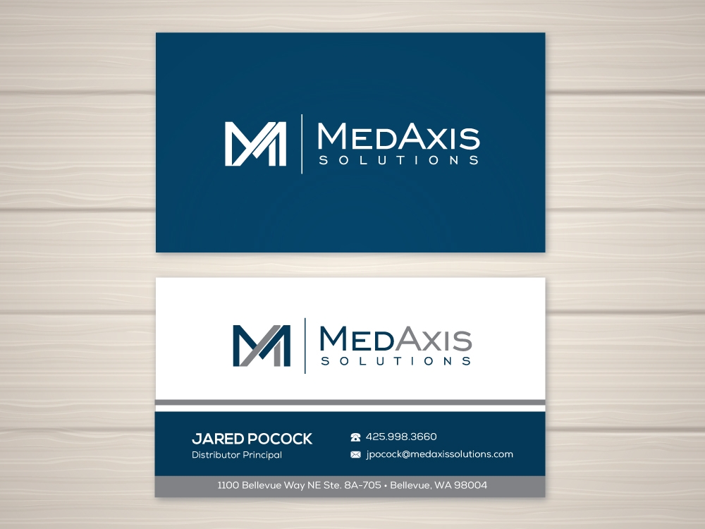 MedAxis Solutions logo design by labo