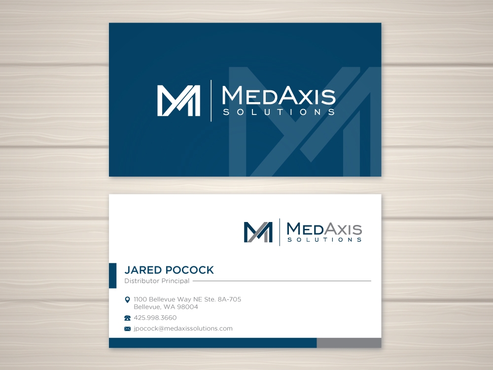 MedAxis Solutions logo design by labo
