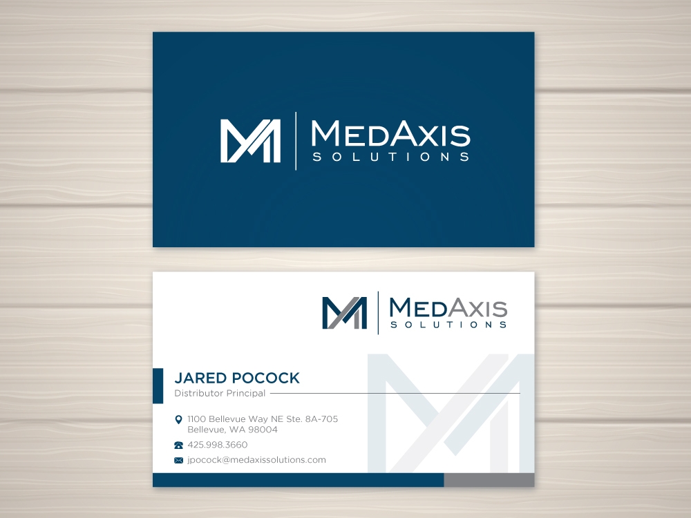 MedAxis Solutions logo design by labo