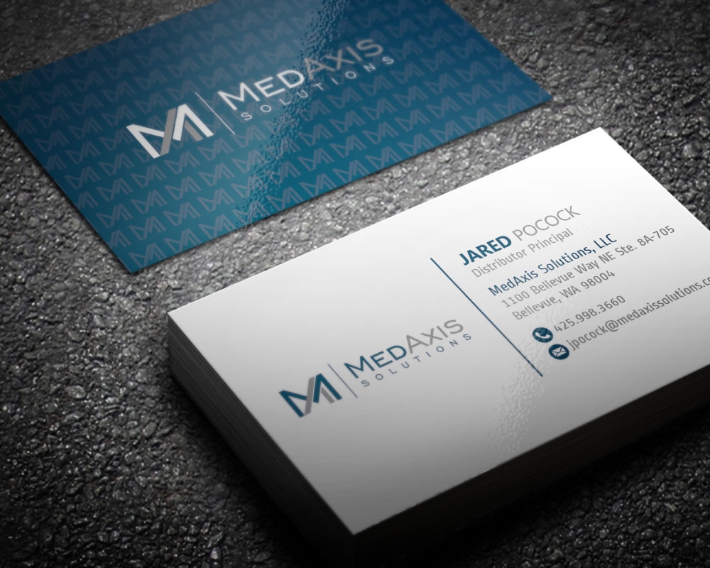 MedAxis Solutions logo design by Boomstudioz