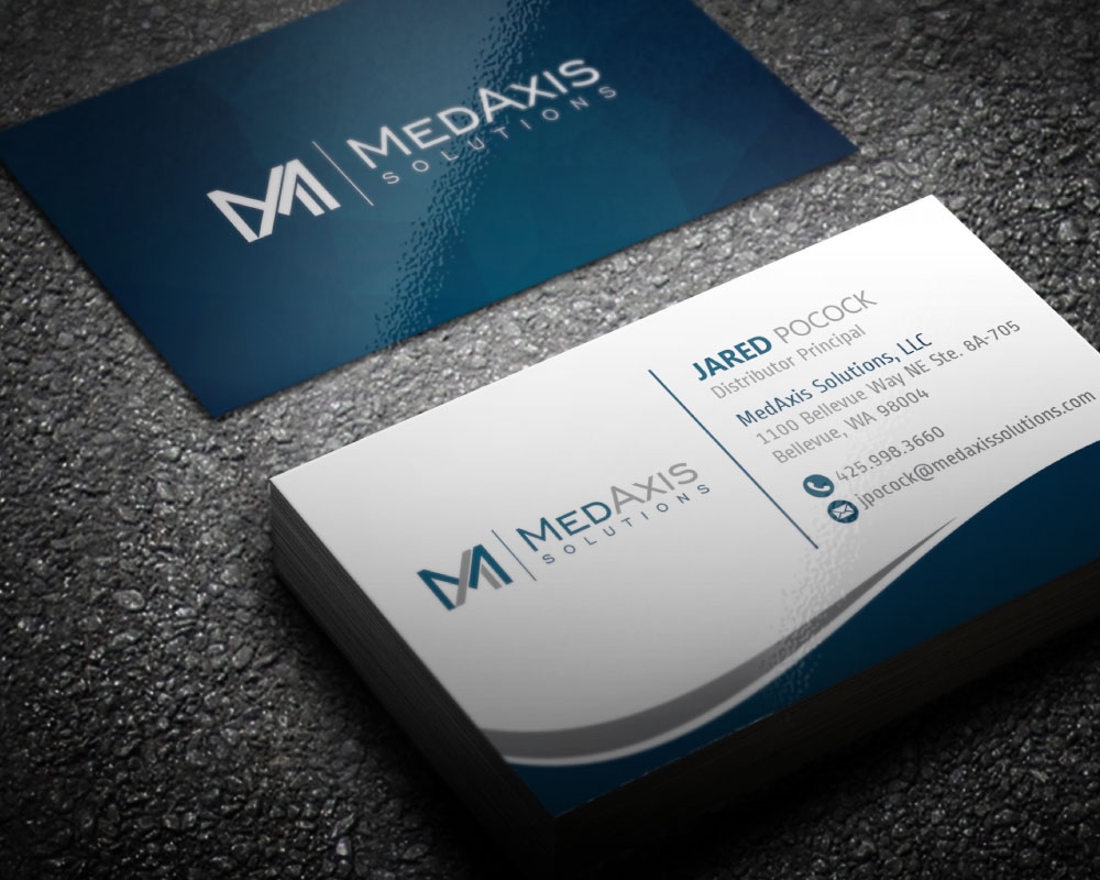 MedAxis Solutions logo design by Boomstudioz