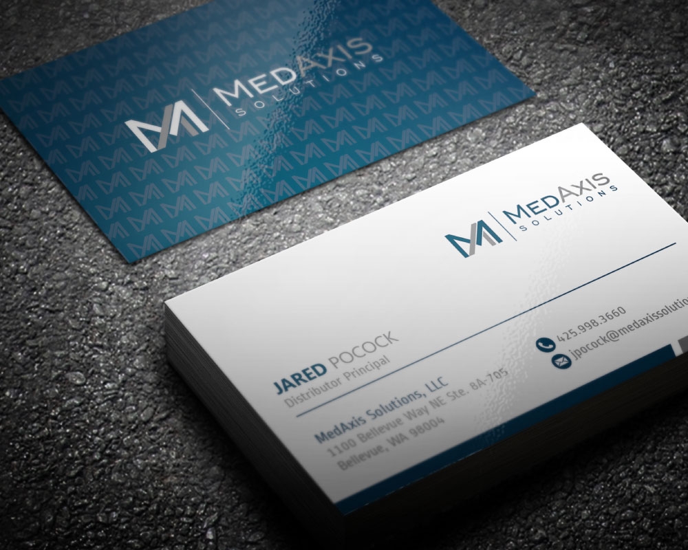 MedAxis Solutions logo design by Boomstudioz