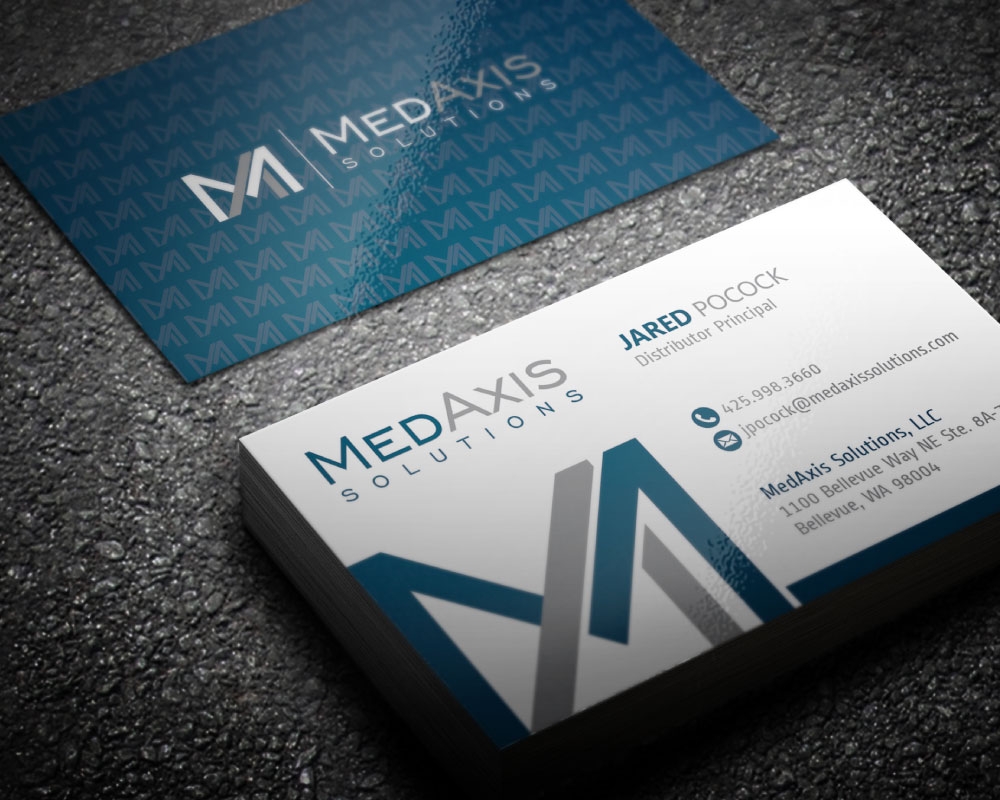 MedAxis Solutions logo design by Boomstudioz