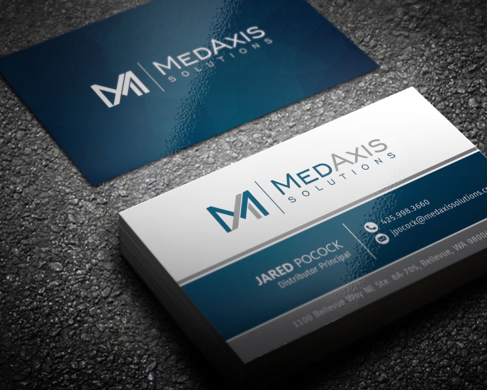 MedAxis Solutions logo design by Boomstudioz