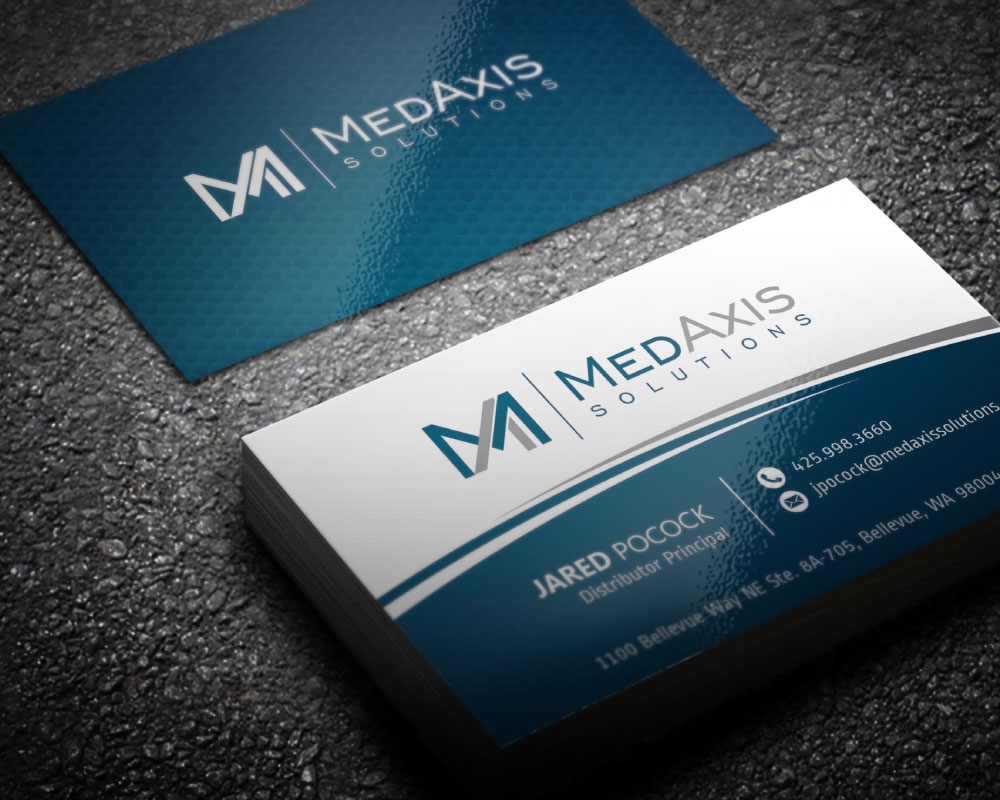 MedAxis Solutions logo design by Boomstudioz