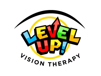 LEVEL UP! Vision Therapy logo design by Foxcody