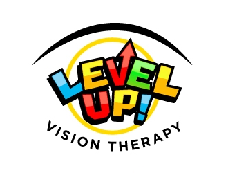 LEVEL UP! Vision Therapy logo design by Foxcody