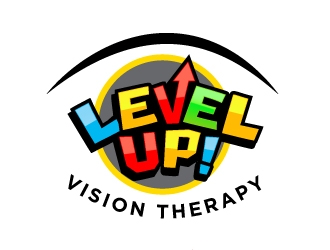 LEVEL UP! Vision Therapy logo design by Foxcody