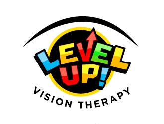 LEVEL UP! Vision Therapy logo design by Foxcody