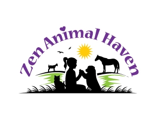 Zen Animal Haven Logo Design